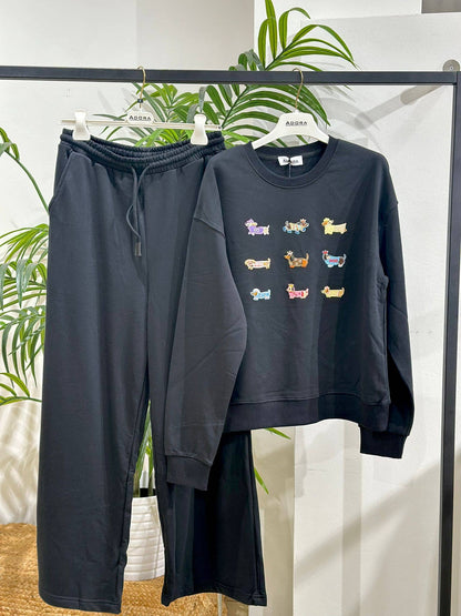 Sweat-shirt molletonné chiots
