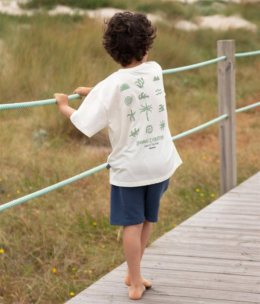 T-shirt oversize sable