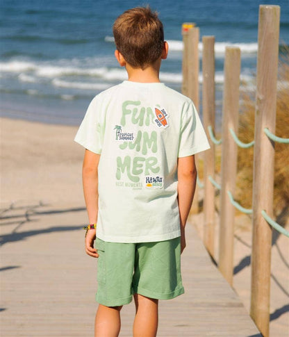 T-Shirt fun summer vert menthe