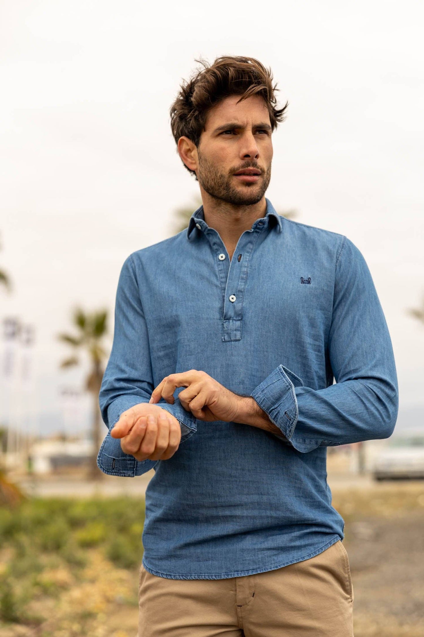 Chemise sport en denim