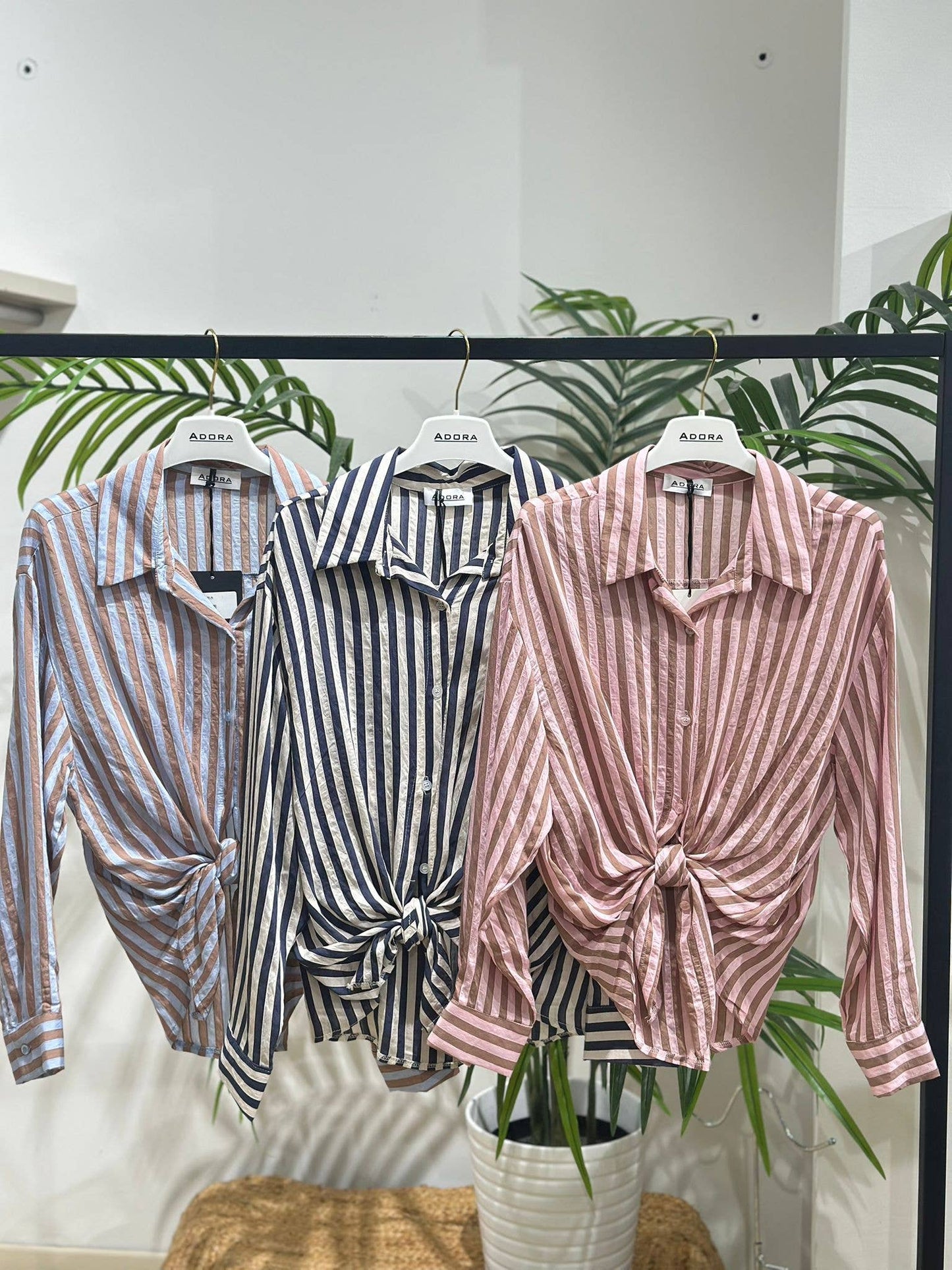 Chemise à rayures