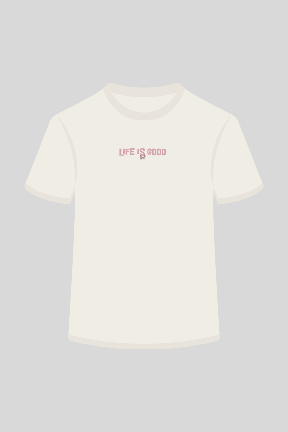 T-shirt imprimé vanille