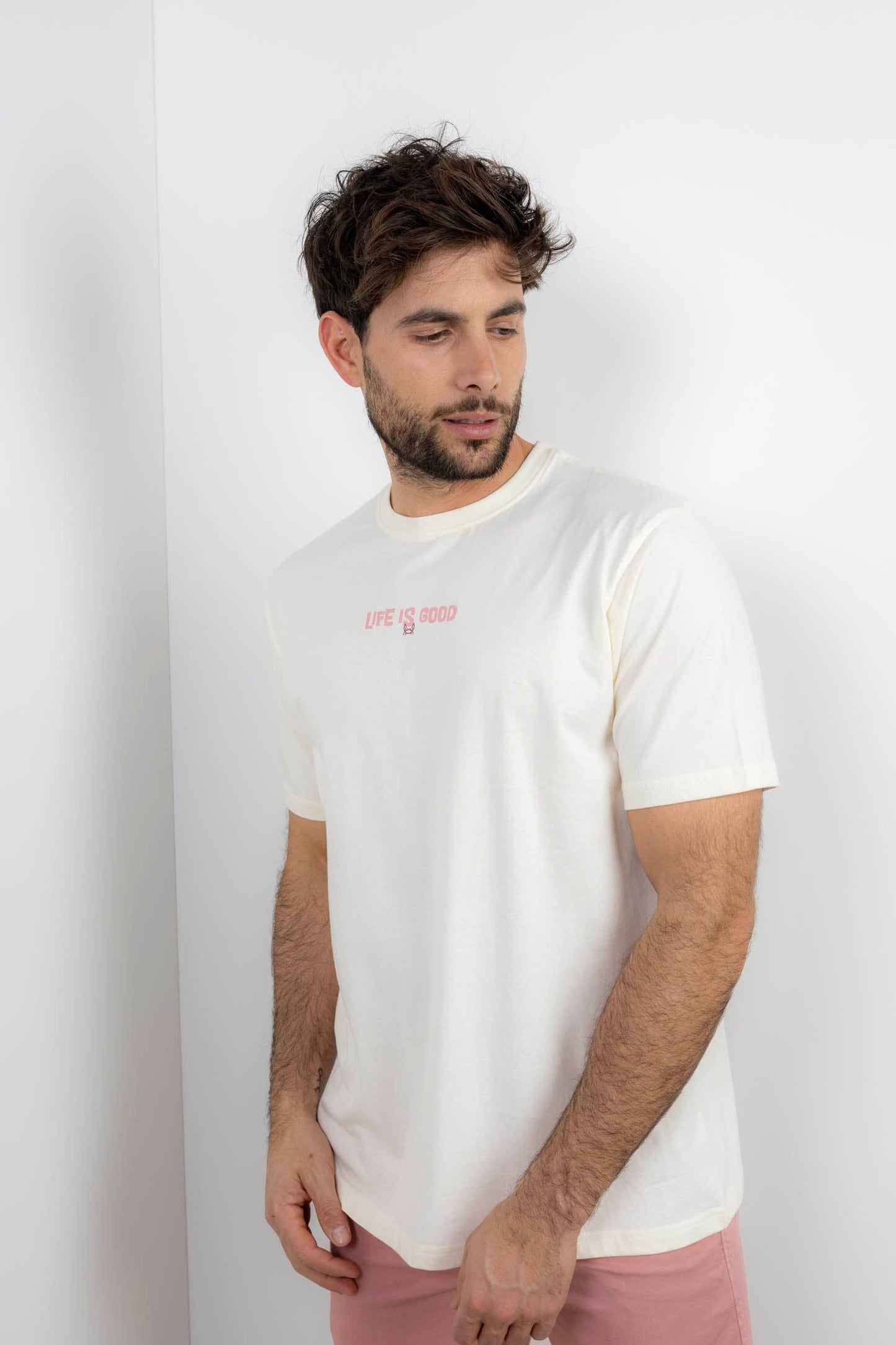 T-shirt imprimé vanille