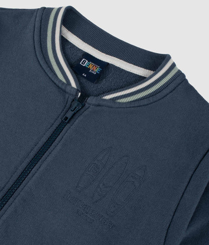 Blouson molleton océan
