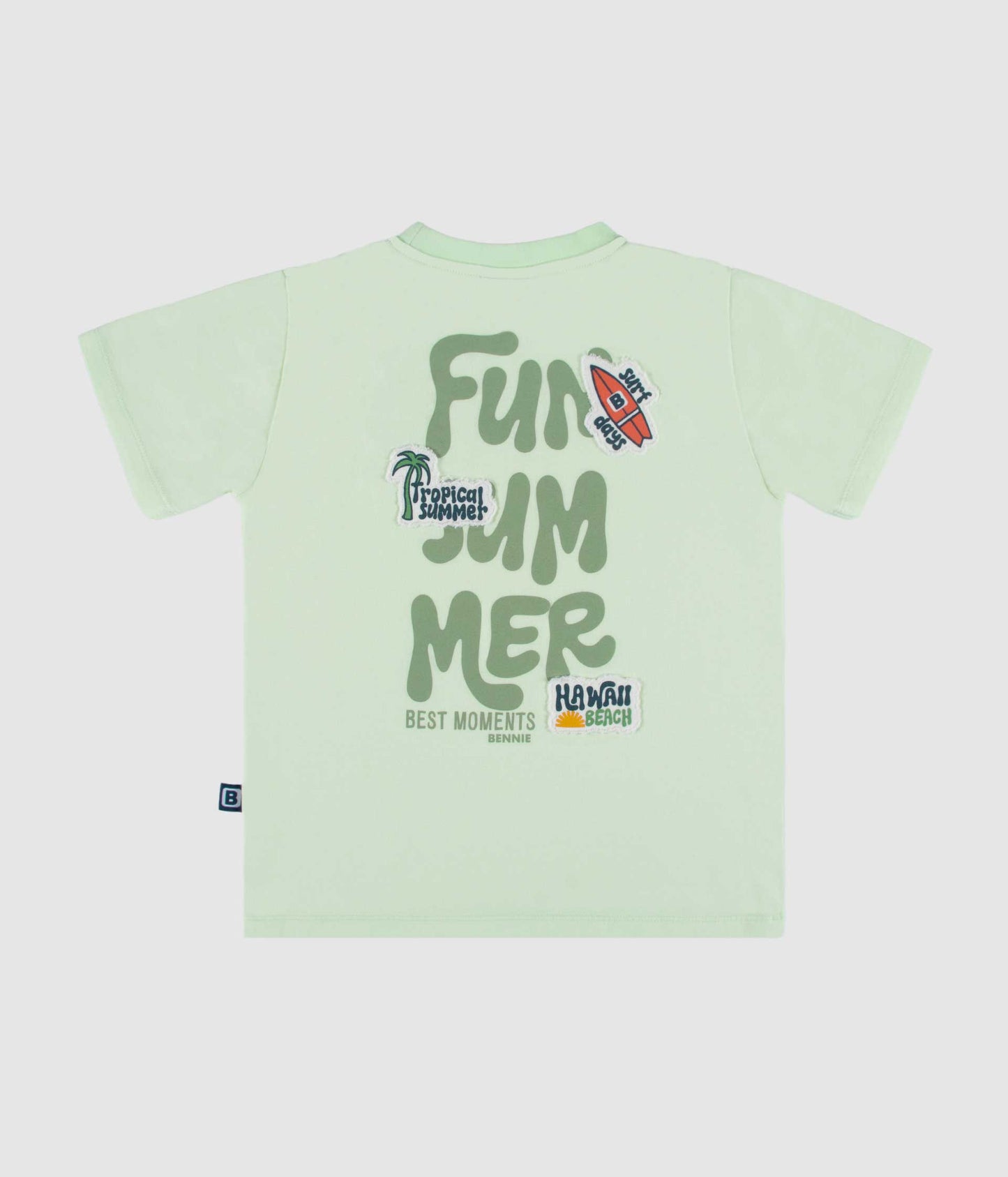 T-Shirt fun summer vert menthe