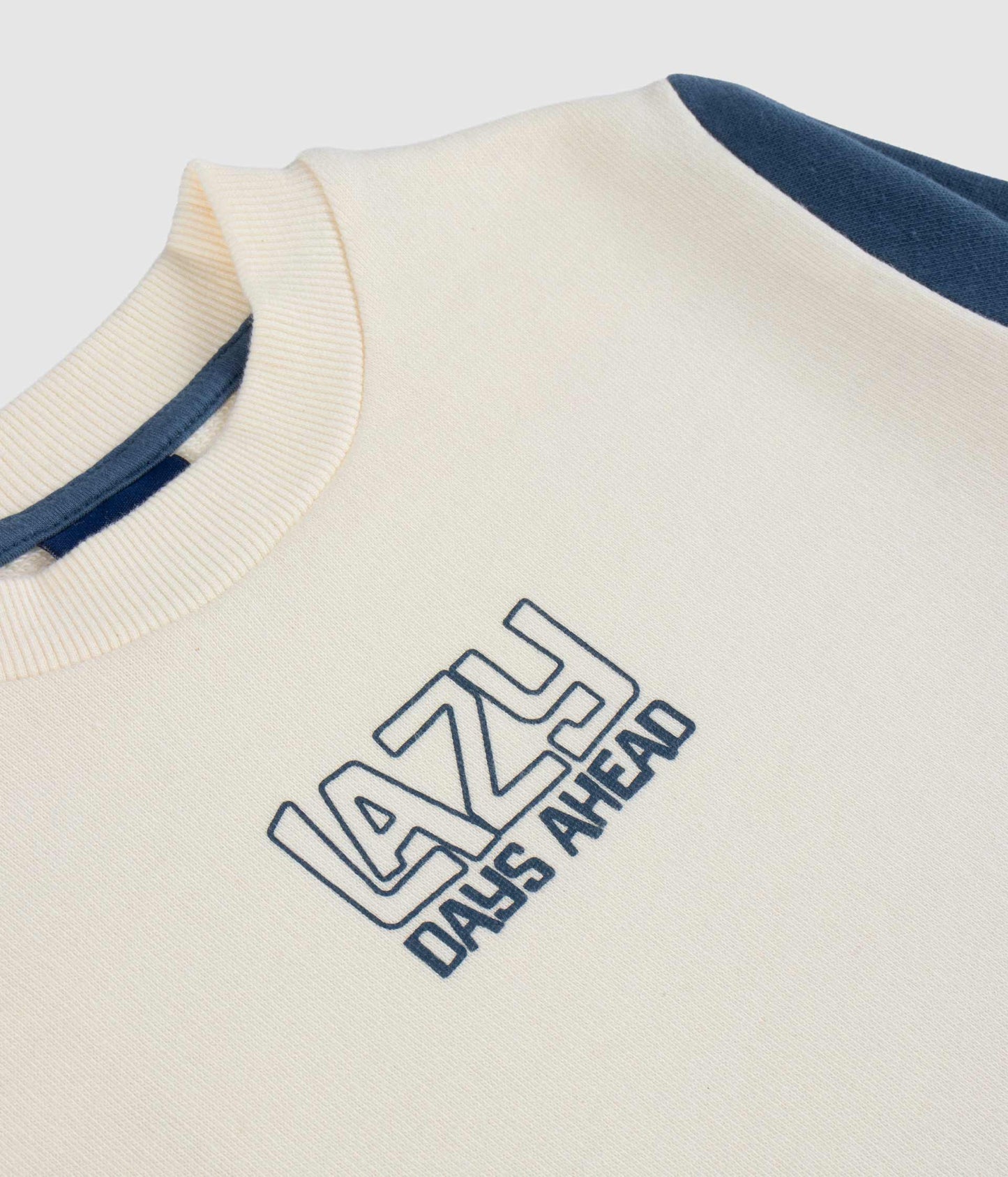 Sweatshirt lazy tricolor