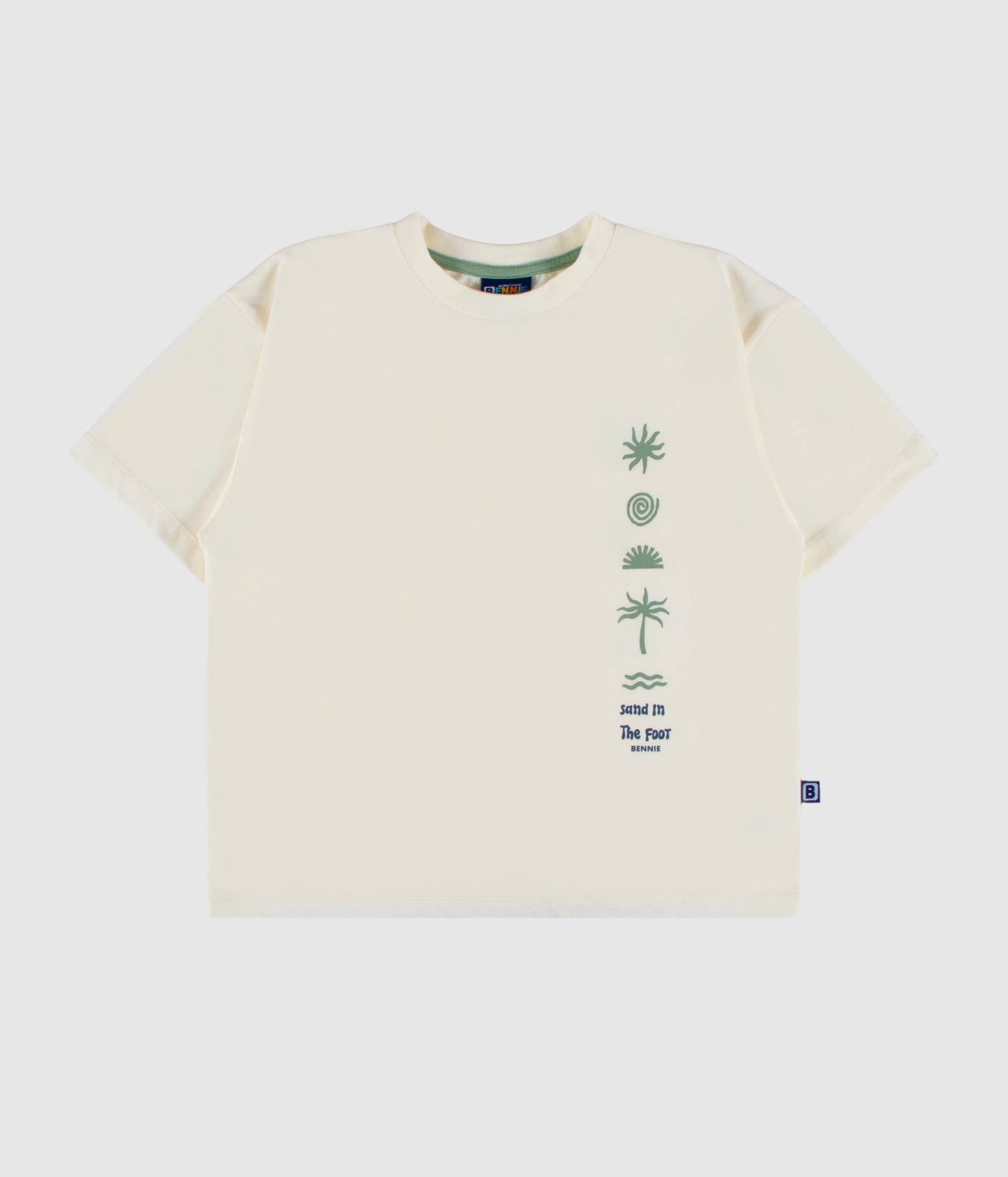T-shirt oversize sable