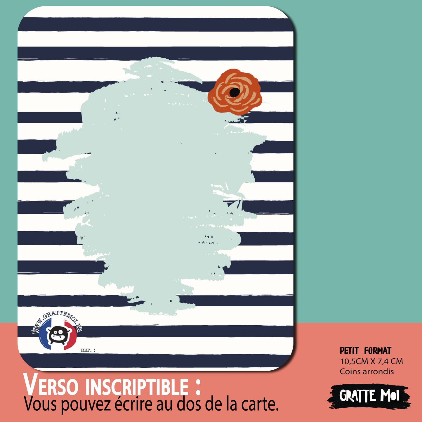 Carte à gratter "Tu vas être mamie"