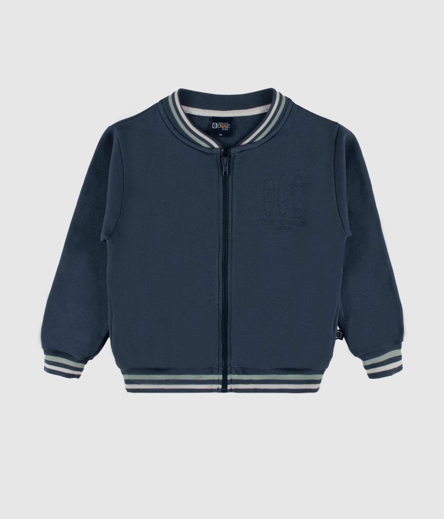Blouson molleton océan