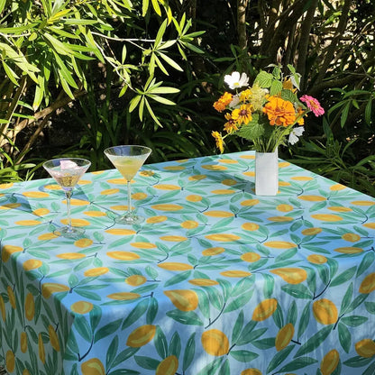 Nappe enduite citrons