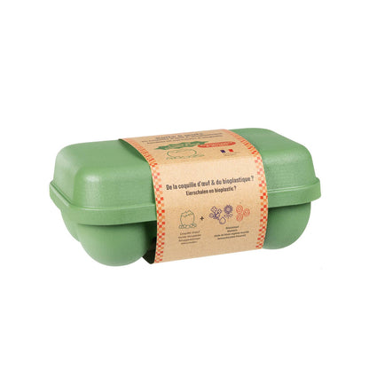 Boîte 6 œufs en coquille d'oeufs