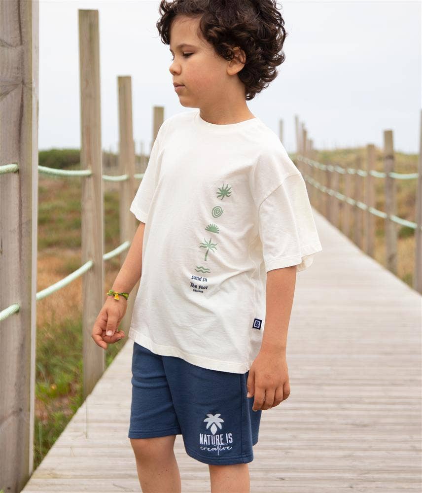 T-shirt oversize sable