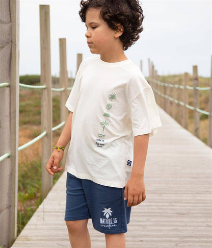 T-shirt oversize sable