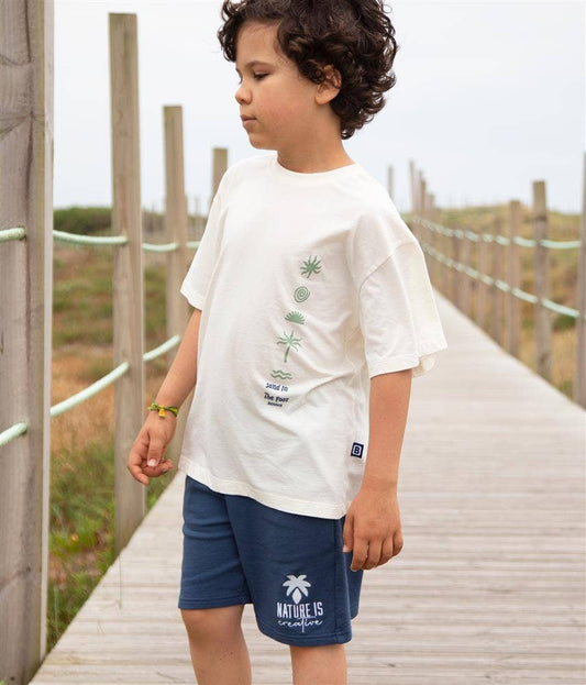 T-shirt oversize sable