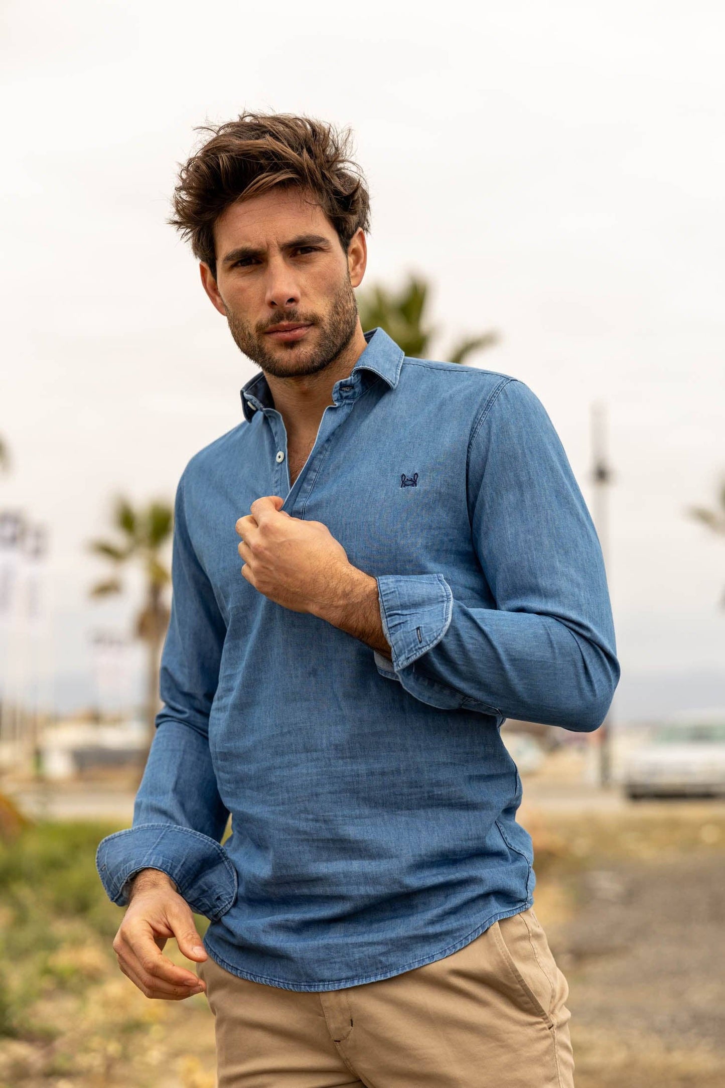 Chemise sport en denim