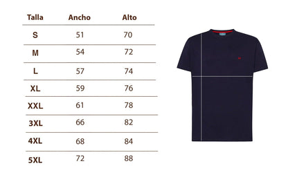 T-shirt basique à manches courtes kaki
