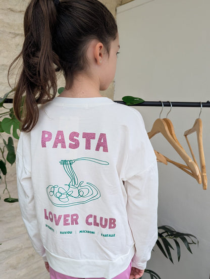 Ensemble sweat en coton et pantalon flare