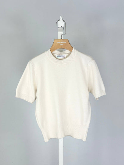 Pull doux à manches courtes