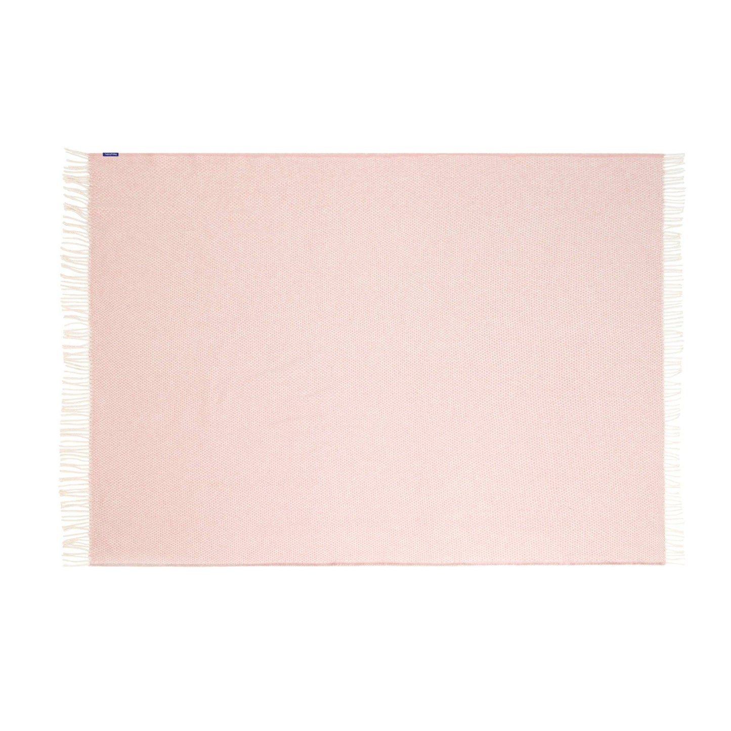Plaid rose Haze avec franges