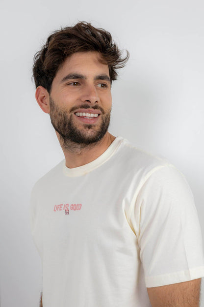 T-shirt imprimé vanille